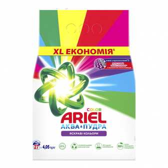 Засіб ARIEL д/прання Аква Пудра Яскраві кольори 4,05кг