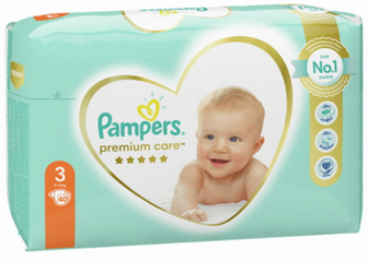 Підгузники Pampers Premium Care Midi 6-10кг 40шт