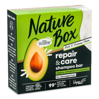 Шампунь твердий Nature Box Repair Avocado Oil 85г