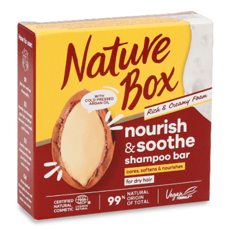 Шампунь твердий Nature Box Nourishment Argan Oil 85г