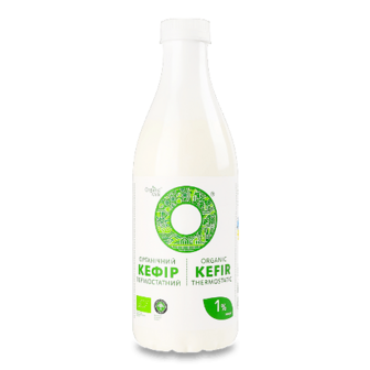 Кефір Organic Milk термостатний органічний 1% пляшка 900г