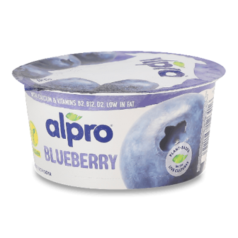 Десерт Alpro соєвий ферментований з чорницею 150г