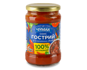 Соус Чумак Гострий зі шматочками овочів (300г)