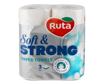 Рушники паперові Ruta Soft Strong 2шт/уп