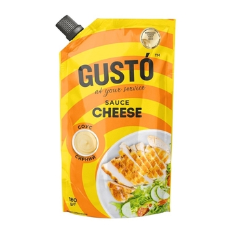 Соус 180г Gusto "Сирний/Cheese" д/п 