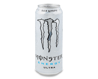 Напій енергетичний Monster Energy Ultra безалкогольний з/б (0,5л)