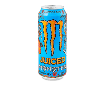 Напій енергетичний Monster MangoLoco безалкогольний газований  з/б (0,5л)