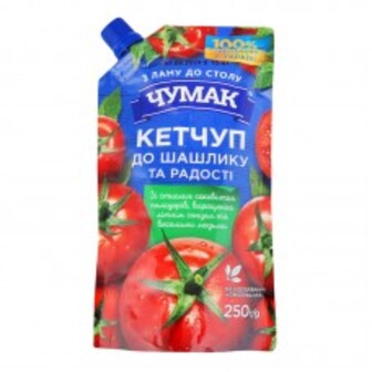 КЕТЧУП ДО ШАШЛИКУ 250Г ЧУМАК