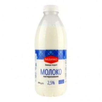 Молоко Паст 2.5% Пет 870Г Радимо