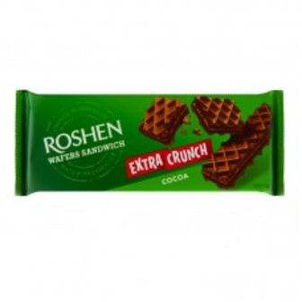 ВАФЛ WAFERS SANDWICH CRUNCH КАКАО 142Г РОШЕН