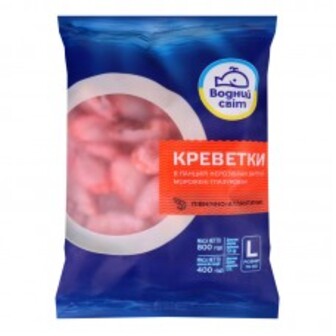 КРЕВЕТКИ 70/90 В/М 800Г ВОДНИЙ СВІ