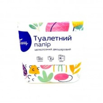 Папір Туал Білий 2-Шар /4 Рул/ 1Шт Глянц