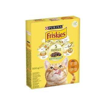 Корм 300г Friskies сухий Курка з овочами 