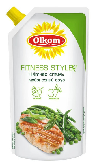 Майонезний соус Olkom Fitness Style 37% 295г