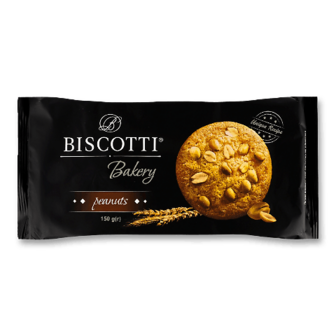 Печиво Biscotti бейкері з арахісом 150г