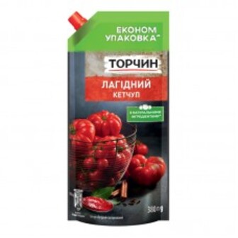 КЕТЧУП ЛАГІДНИЙ ДОЙ/П 380Г ТОРЧИН