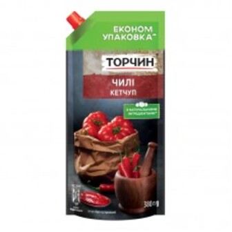 КЕТЧУП ЧИЛІ ДОЙ/П 380Г ТОРЧИН
