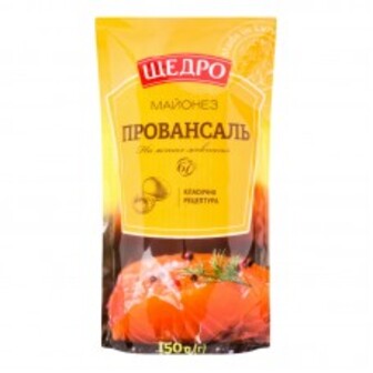 МАЙОНЕЗ ПРОВАНСАЛЬ 67% 150Г ЩЕДРО