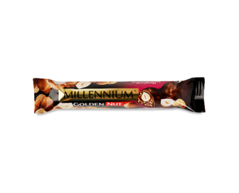 Шоколад чорний Millennium Golden Nut з цілим горіхом 40г