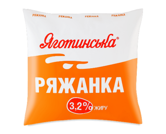 Ряжанка Яготинська 3,2% п/e 400г