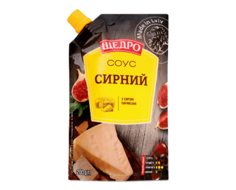 Соус «Щедро» «Сирний» д/п (200г)