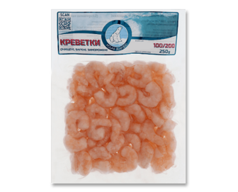 Креветки Polar Seafood вар морож чищена 100-200 250г