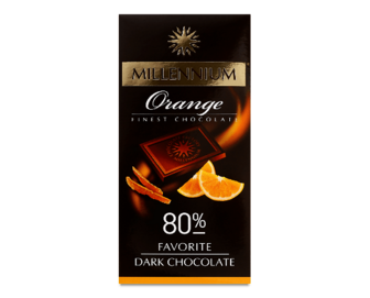 Шоколад чорний Millennium Favorite Orange 80%