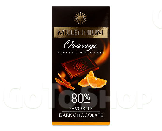 Шоколад чорний Millennium Favorite Orange 80%