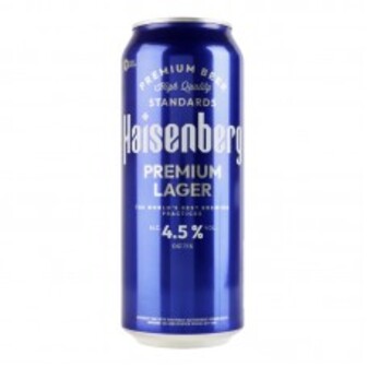 Пиво Світл Premium Lager 4.5% Ж/Б 0.5Л Haisenberg