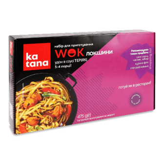 Набір для приготування Katana WOK локшина удон в соусі теріякі 475г (475г)
