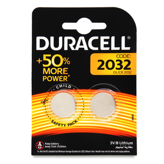 Батарейка DURACELL 3V 2032 2шт
