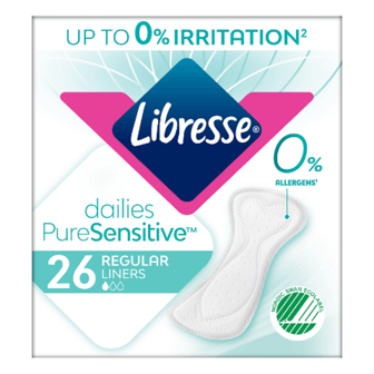 Прокладки щоденні Libresse Pure Sensitive Regular 26шт (26шт)