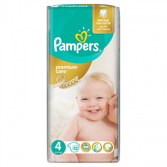 Підгузки Premium Care Maxi 7-14кг 52шт