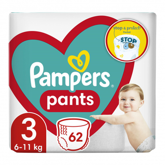 Підгузки Pampers Pants Comfort fit 6-11кг 62шт