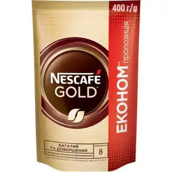 Кава розчинна Nescafe Gold 400 г-Nescafe