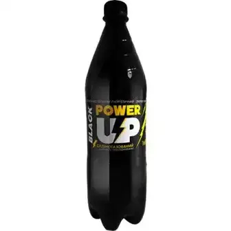 Напій енергетичний Power Up Black безалкогольний сильногазований 1 л-Power Up