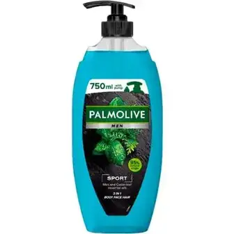 Гель для душу Palmolive Men Спорт Відновлюючий чоловічий 3 в 1 для тіла, обличчя та волосся 750 мл-Palmolive