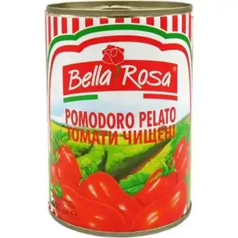 Томати Bella Rosa консервовані очищені 400 г-Bella Rosa