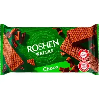 Вафлі Roshen Wafers Шоколад 216 г-Roshen