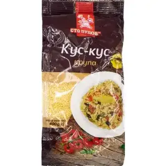 Крупа Сто пудів Кус-кус 400 г-Сто пудів