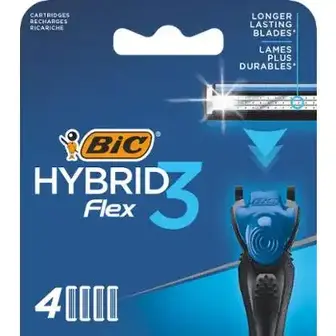 Касети змінні для гоління Bic Hybrid 3 Flex чоловічі 4 шт-Bic