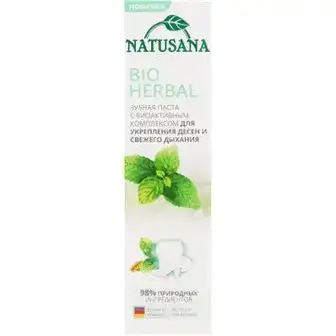 Зубна паста Natusana Bio Herbal 100 мл-Natusana