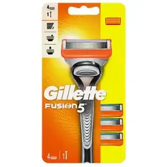 Бритва для гоління чоловічий Gillette Fusion 5 з 2 змінними картриджами-Gillette