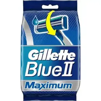 Одноразові станки для гоління чоловічі Gillette Blue 2 Max 4 шт-Gillette