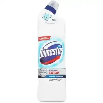 Засіб чистячий універсальний Ультра білий Доместос 1000мл-Domestos