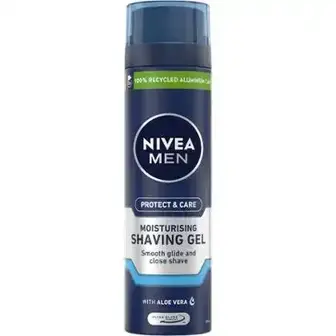 Гель для гоління Nivea Захист та Догляд 200 мл-NIVEA