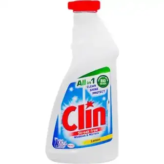 Засіб Lemon д/скла 500мл Clin запаска-Clin
