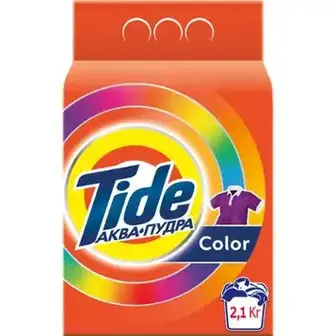 Пральний порошок Tide Color Аква-Пудра автомат 2.1 кг-Tide