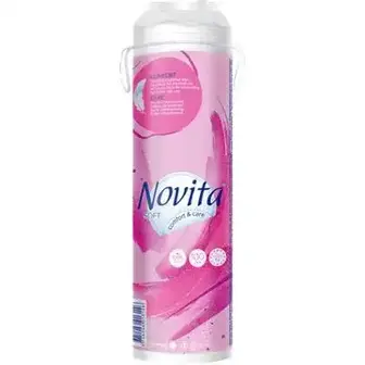 Диски косметичні Novita Soft ватні 100 шт-Novita