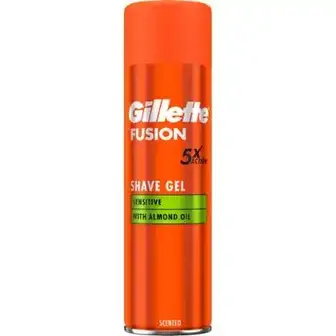 Гель для гоління Gillette Fusion Для чутливої шкіри 200 мл-Gillette